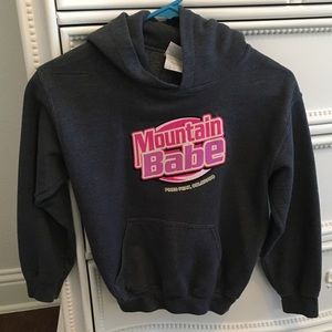 Mountain Babe Grey Hoodie
